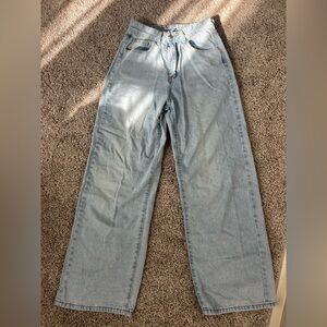 SHEIN Light Blue Women's Flare Jeans